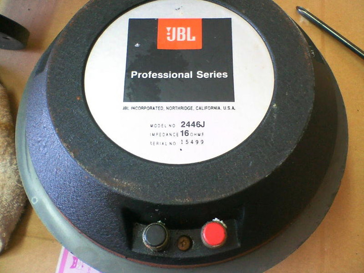 Lablog : JBL ダイヤフラム交換